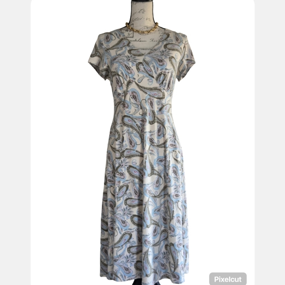 Sahalie Paisley Print Dress